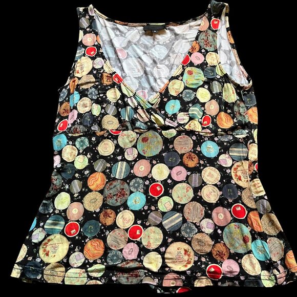 Paul Smith Black Label Sleeveless Top Made in Italy Size SMALL - Picture 3 of 10